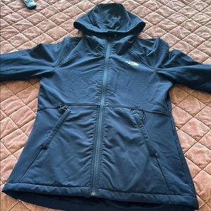 The North Face Blue Ski Snow Jacket with High Collar